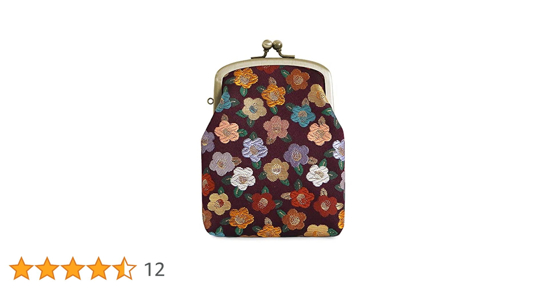 Amazon | [AYANOKOJI] がま口 シガレット ケース 金襴 (ツバキ